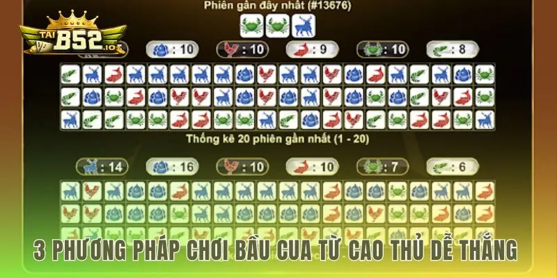 Chiến thuật chơi bầu cua không còn dựa vào may mắn