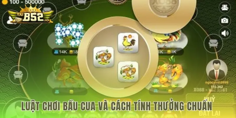 Cơ cấu trả thưởng xác định chiến thuật chơi bầu cua