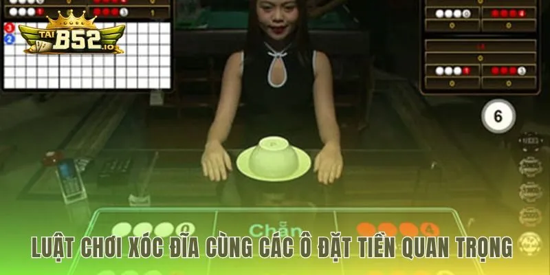 Quy tắc nền tảng cùng các ô đặt tiền trong game xóc đĩa